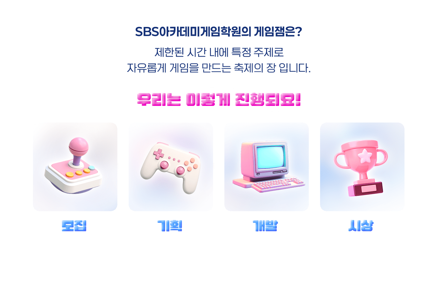 우리는 이렇게 진행되요!